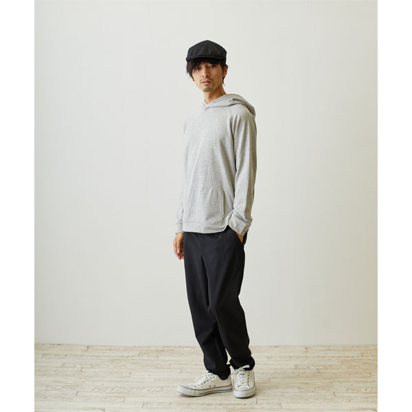 30代、40代、50代の大人のニット帽を使った帽子屋メンズコーディネート、着こなし１