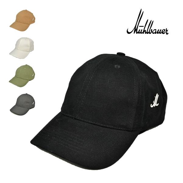 ミュールバウアー・コットンローキャップ ブラック ベージュ チャコールグレー オリーブ ホワイト / MUHLBAUER