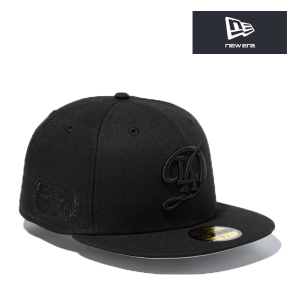 ニューエラ キャップ 59FIFTY ワールドシリーズチャンピオン 2025 ロサンゼルス ドジャース シティーコネクトロゴ 黒 la