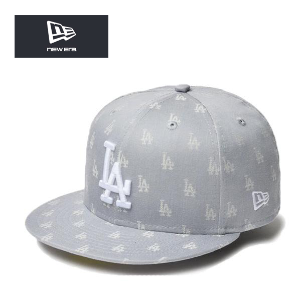 ニューエラ 59FIFTY キャップ la ロサンゼルス ドジャース ジャガード グレー new era