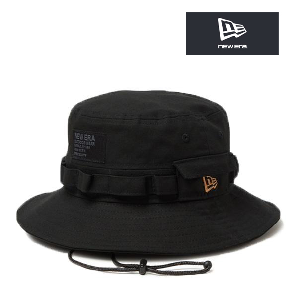 ニューエラ アウトドア アドベンチャーハットダックマウンテン ブラック 黒  new era