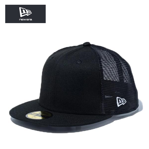 ニューエラ 59FIFTY キャップ メッシュ ブラック 黒 大きいサイズ