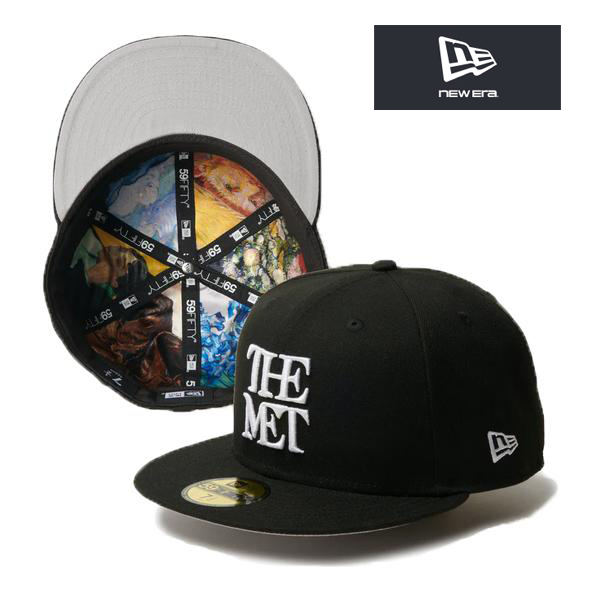 ニューエラ 59FIFTY キャップ THE MET ライニングアート ブラック 黒