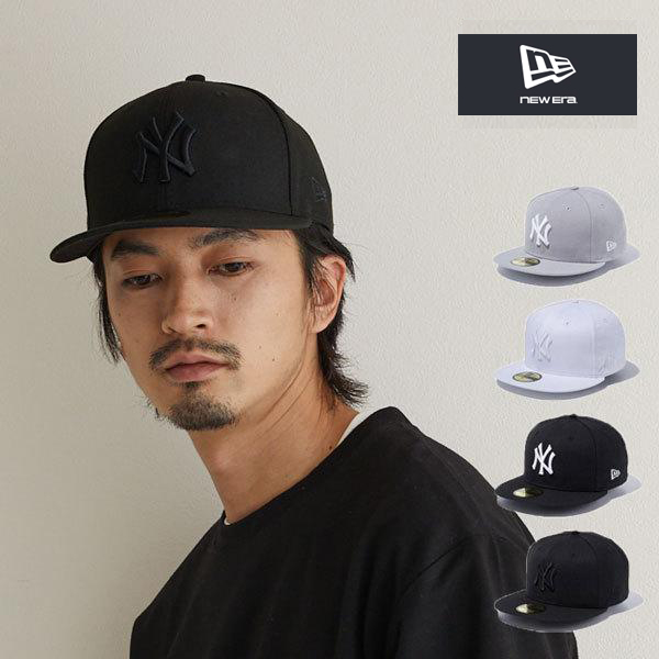 ニューエラ 59FIFTY ニューヨーク・ヤンキース ブラック 黒 グレー ホワイト 白/newera