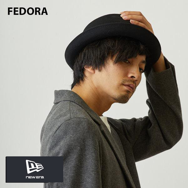 ニューエラ ハット The Fedora フェドラ フェルトハット ウール ブラック